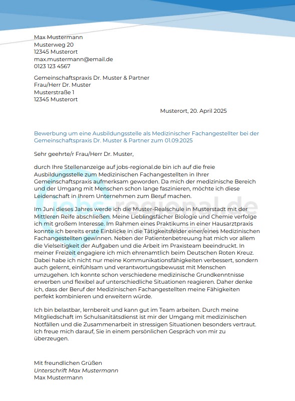 Bewerbung Fachkraft KÜche Vorlage Muster