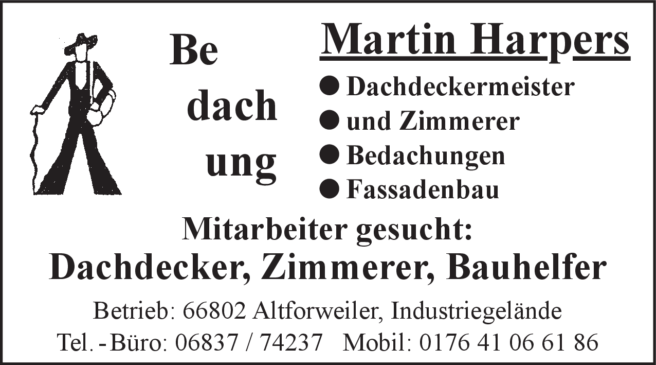 Dachdecker (m/w/d)