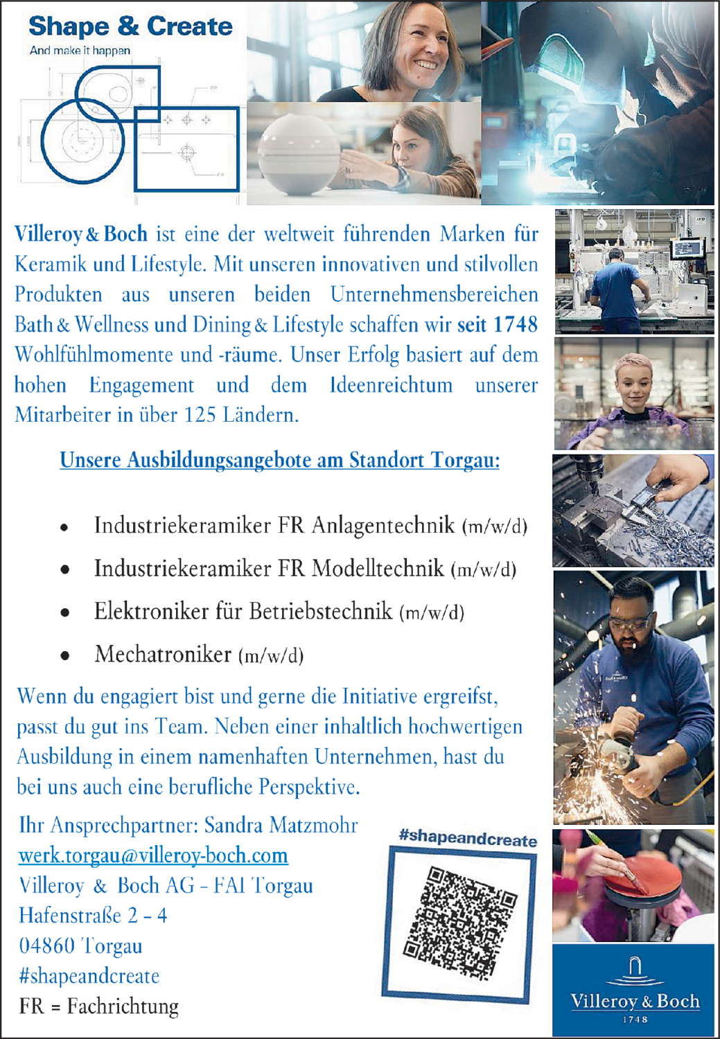 Industriekeramiker FR Anlagentechnik (m/w/d)