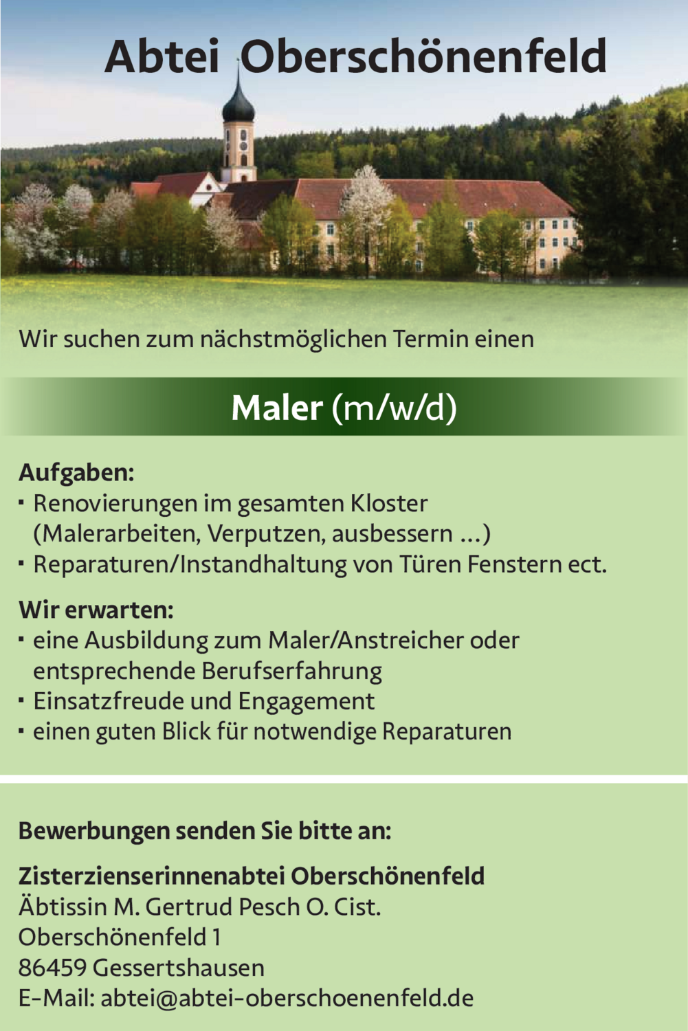 Maler (m/w/d)