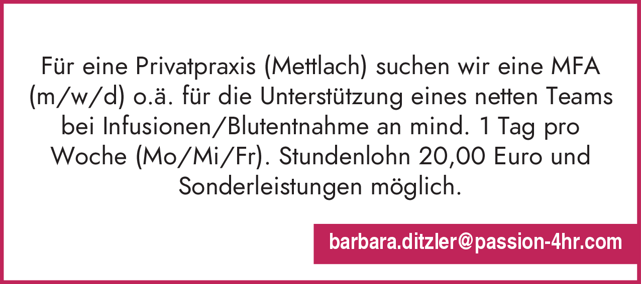 MFA (m/w/d)