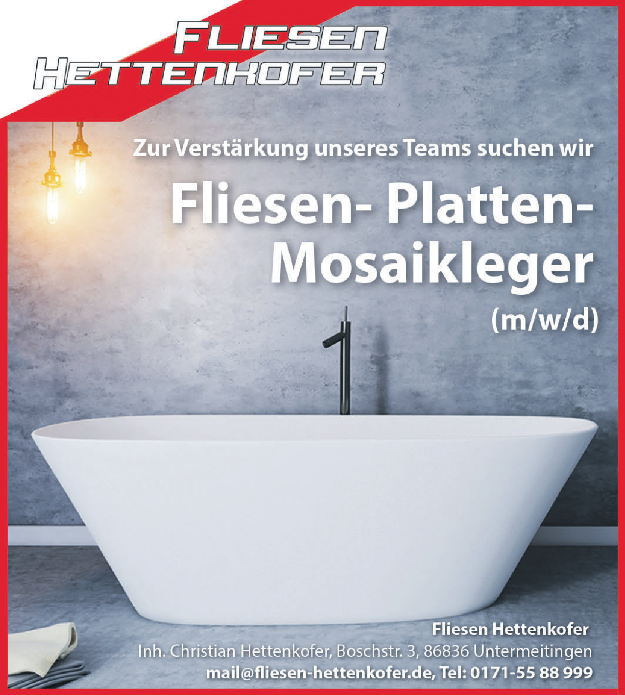 Fliesen- Platten- Mosaikleger (m/w/d)