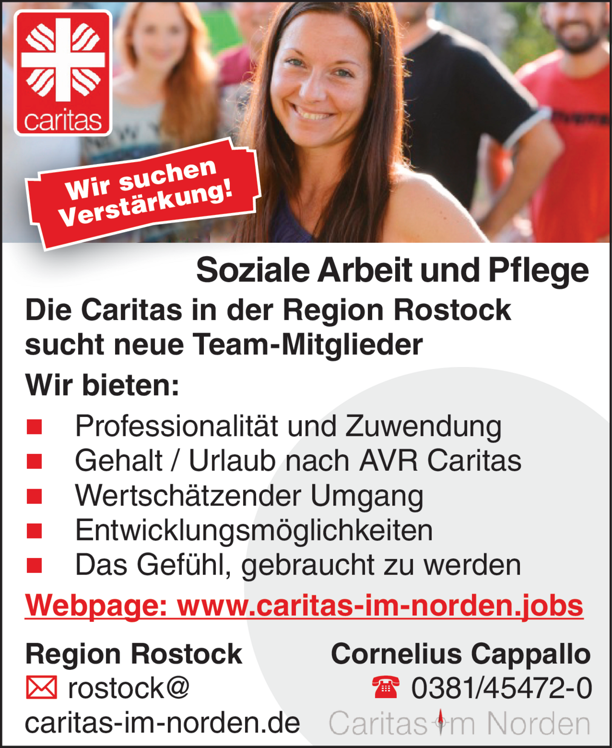 Soziale Arbeit und Pflege (m/w/d)