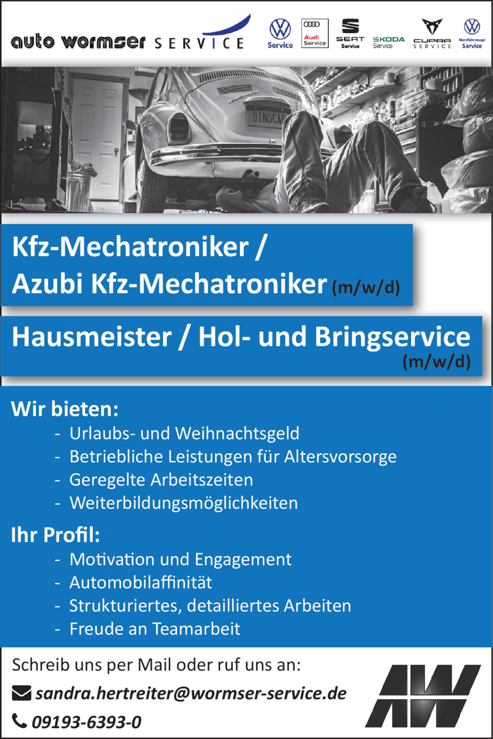 Azubi Kfz-Mechatroniker (m/w/d)