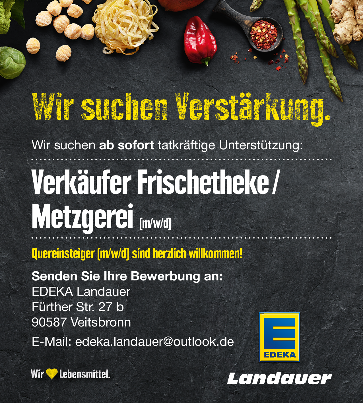 Verkäufer Frischetheke / Metzgerei (m/w/d)