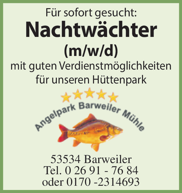 Nachtwächter (m/w/d)