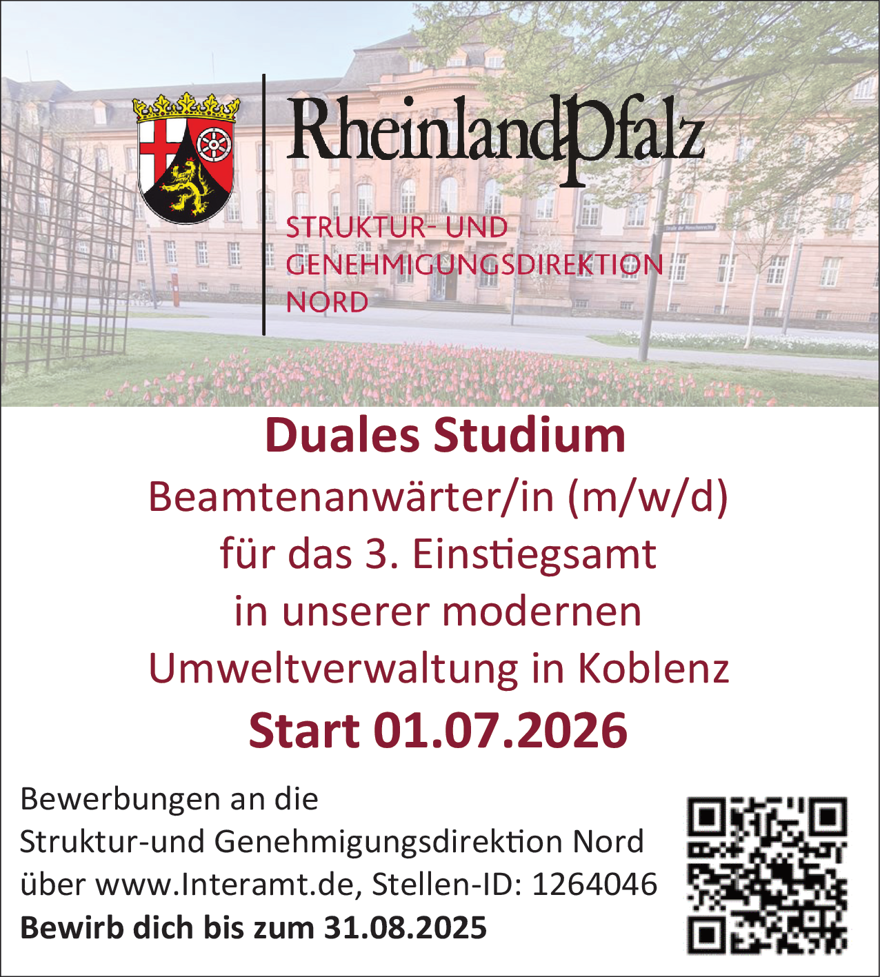 Beamtenanwärter/in (m/w/d) für das 3. Einstiegsamt