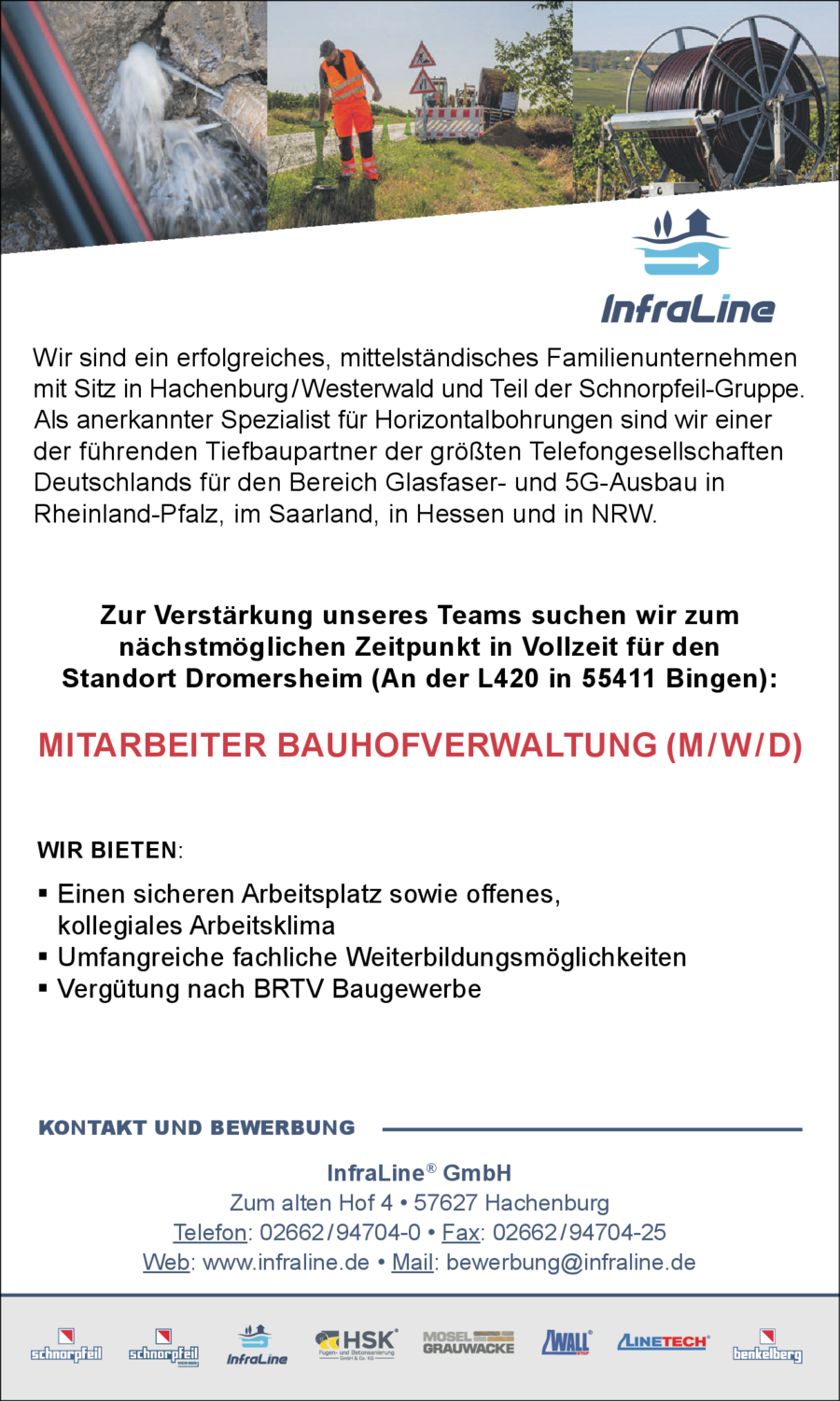 Mitarbeiter Bauhofverwaltung (m/w/d)