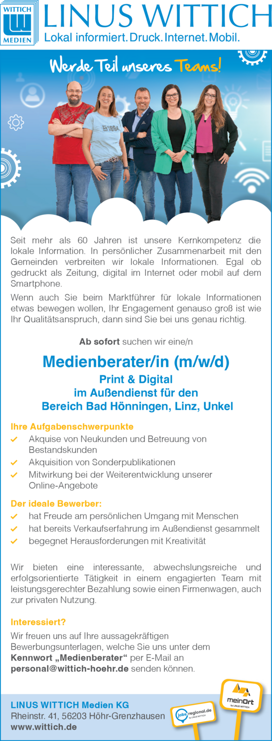 Medienberater/in (m/w/d)