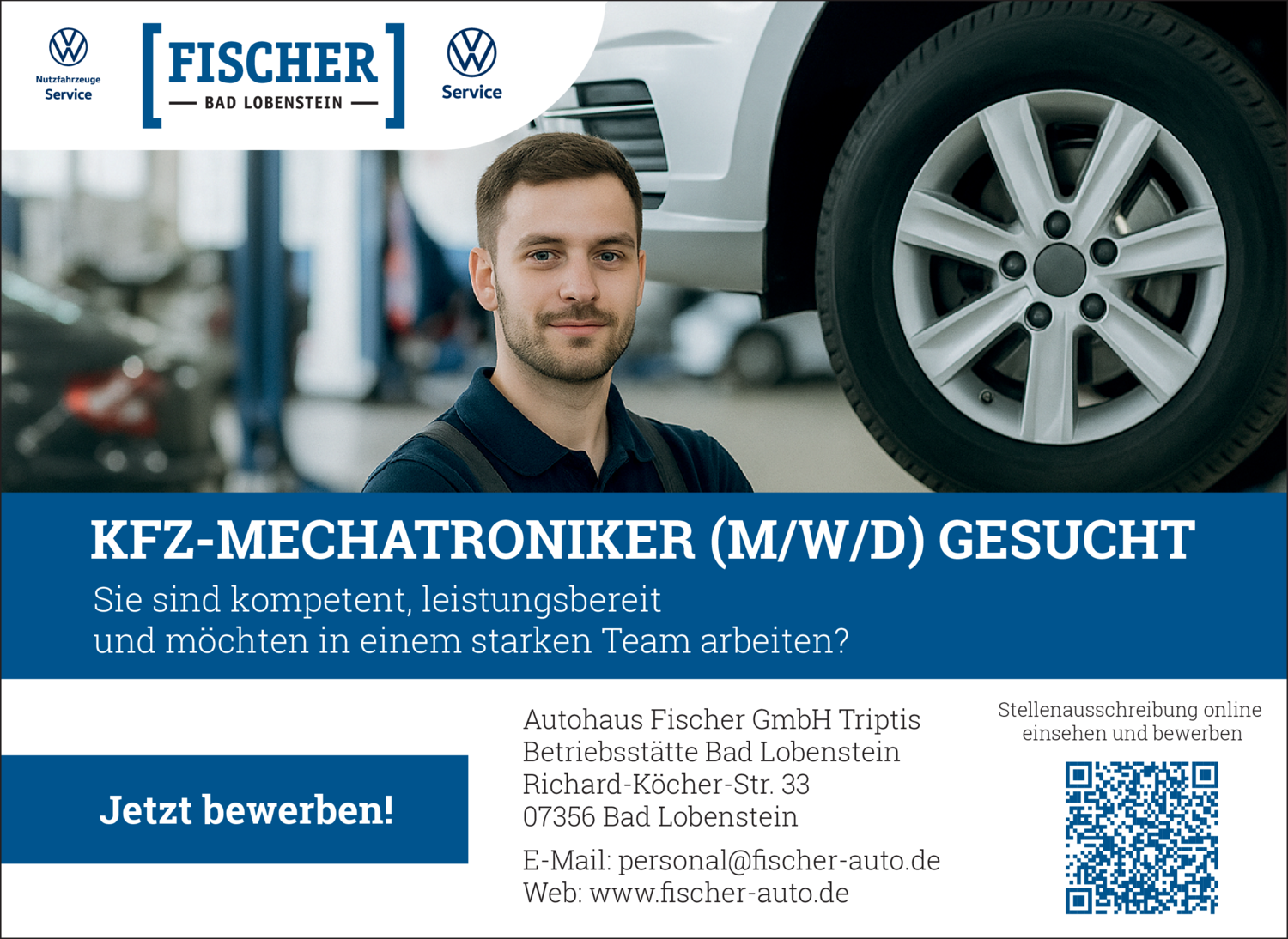 Kfz-Mechatroniker (m/w/d)