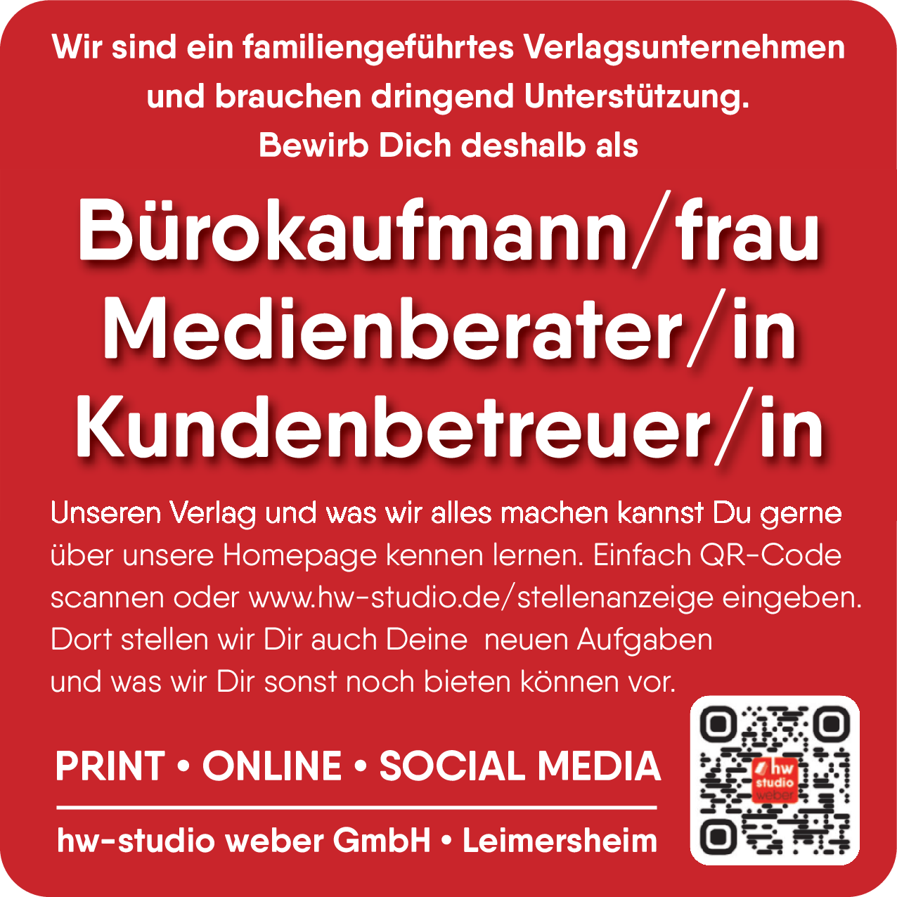 Medienberater/in (m/w/d)