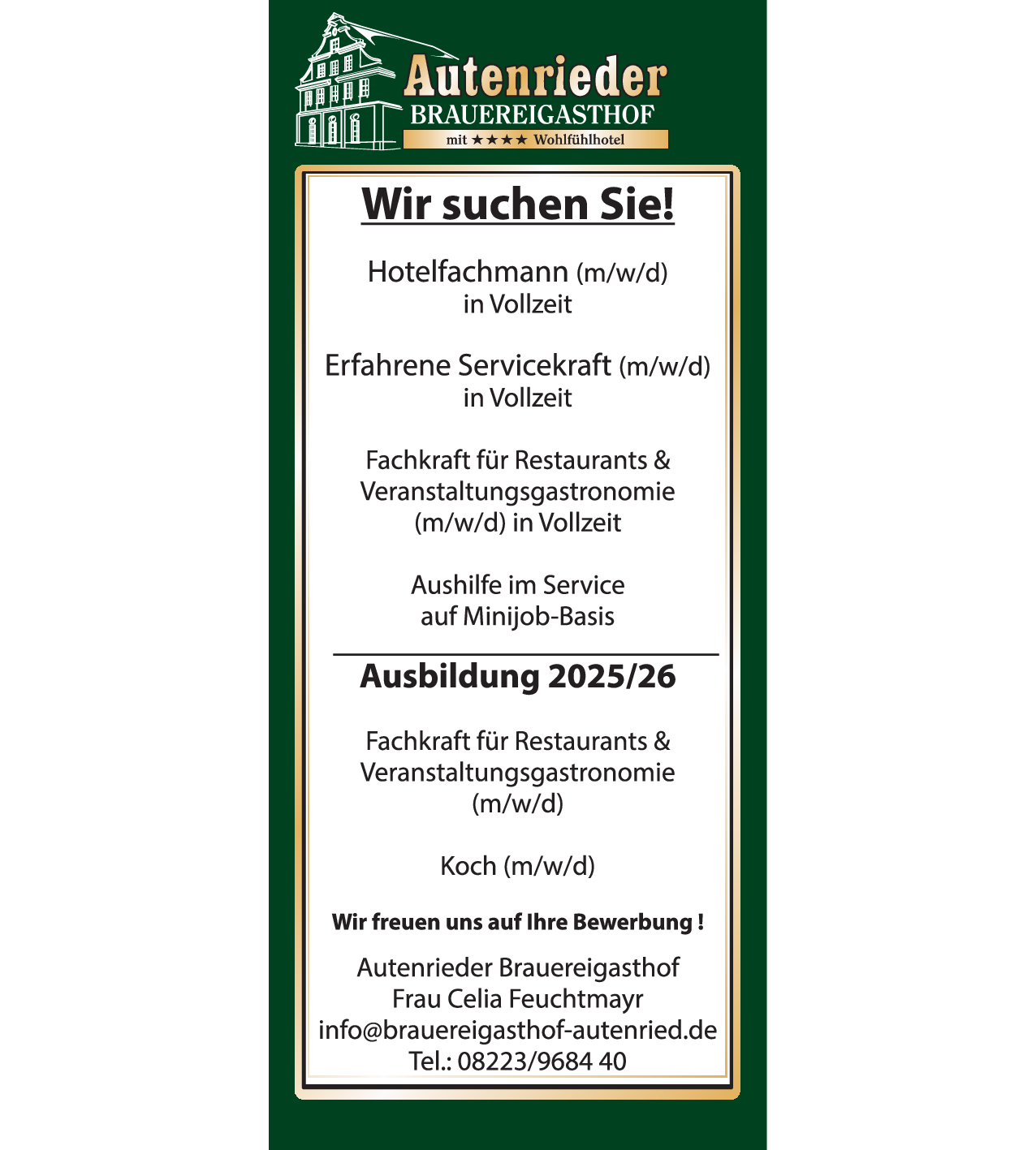 Aushilfe im Service
