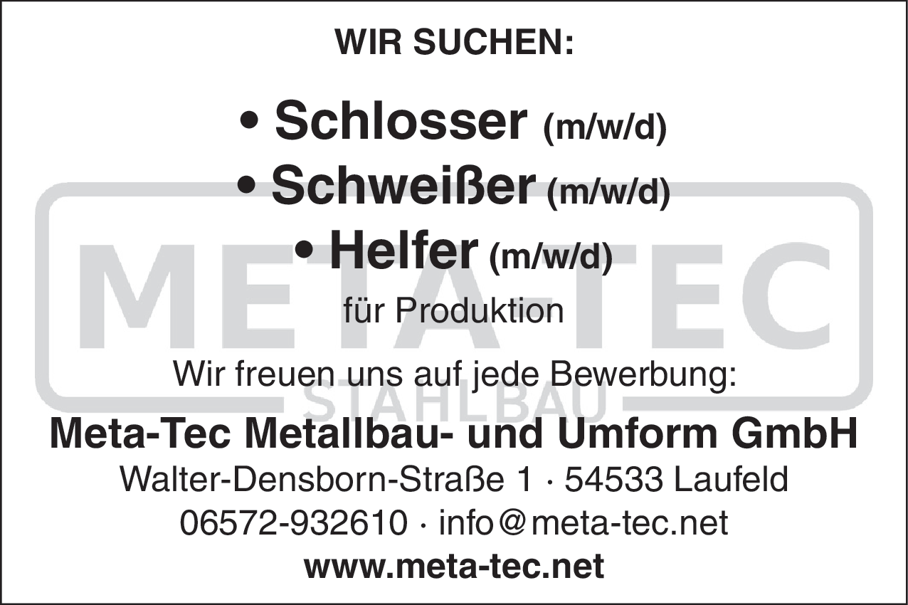 Schweißer (m/w/d)