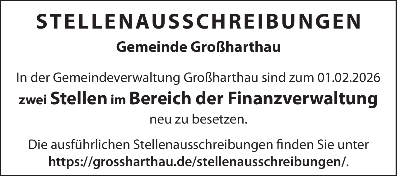 Mitarbeiter Finanzverwaltung (m/w/d)