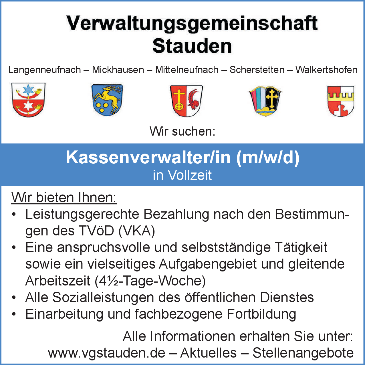 Kassenverwalter/in (m/w/d)