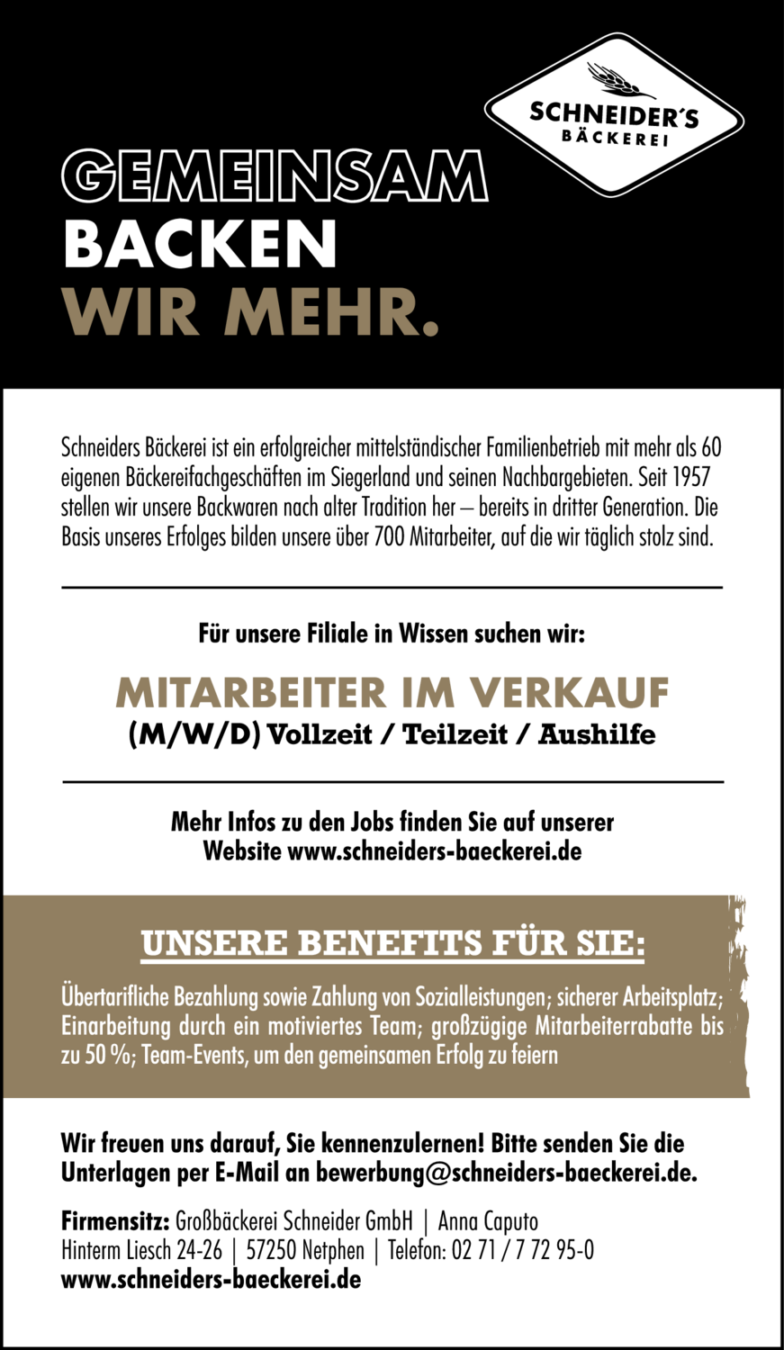 Mitarbeiter im Verkauf (m/w/d)
