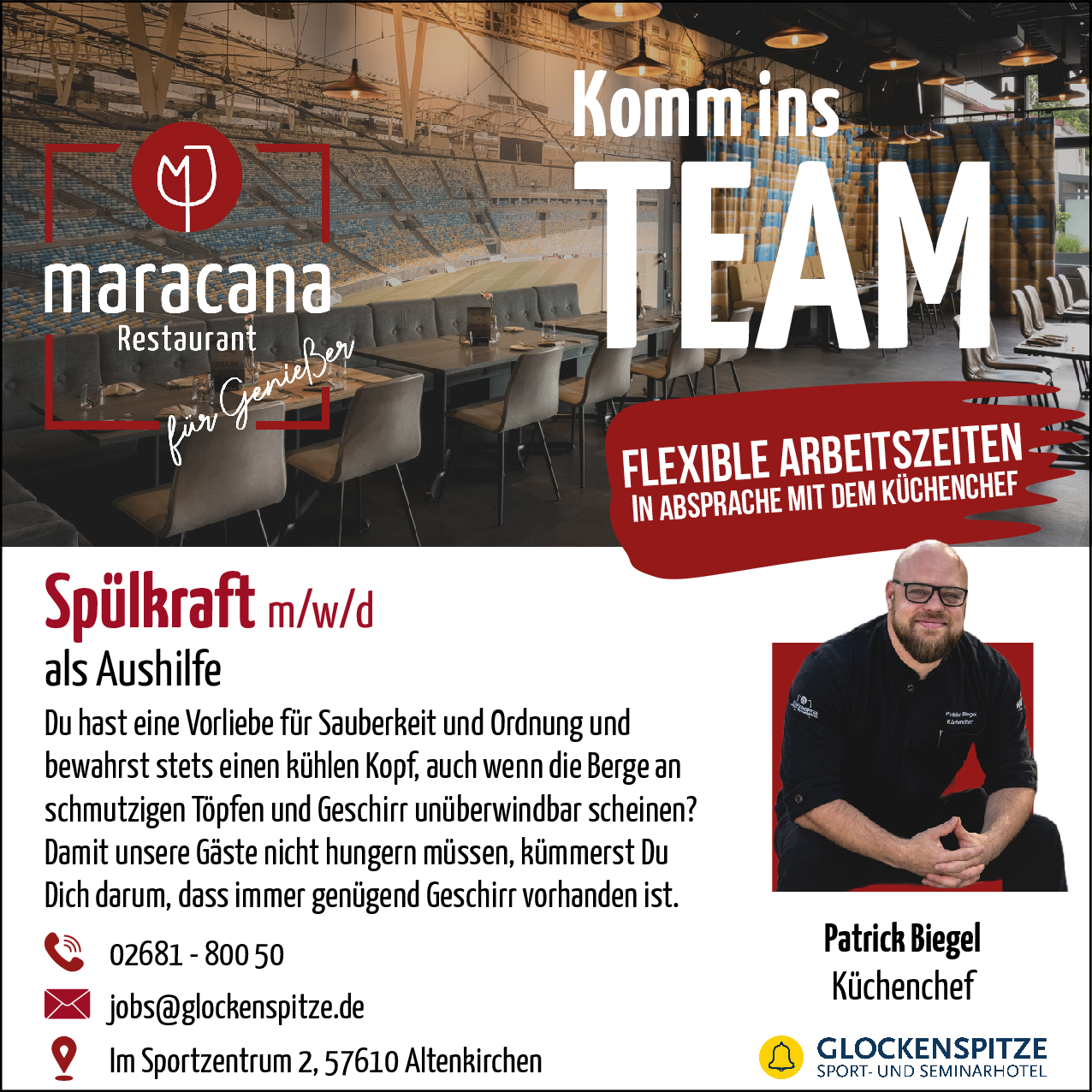 Spülkraft (m/w/d) als Aushilfe