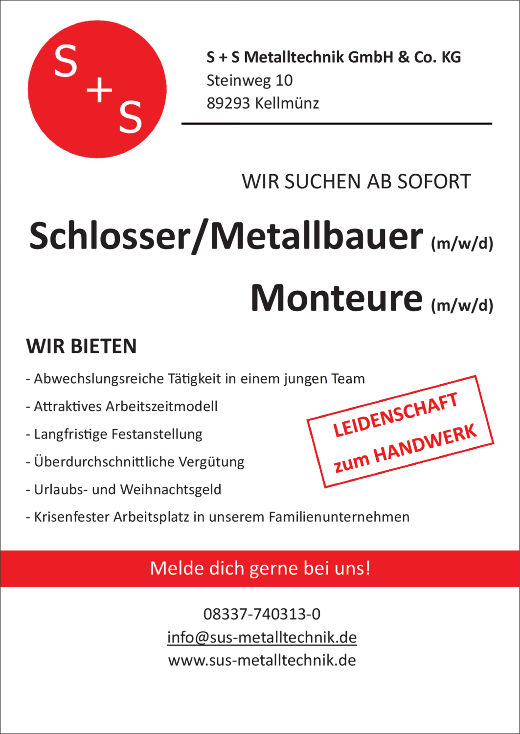 Schlosser/Metallbauer (m/w/d)