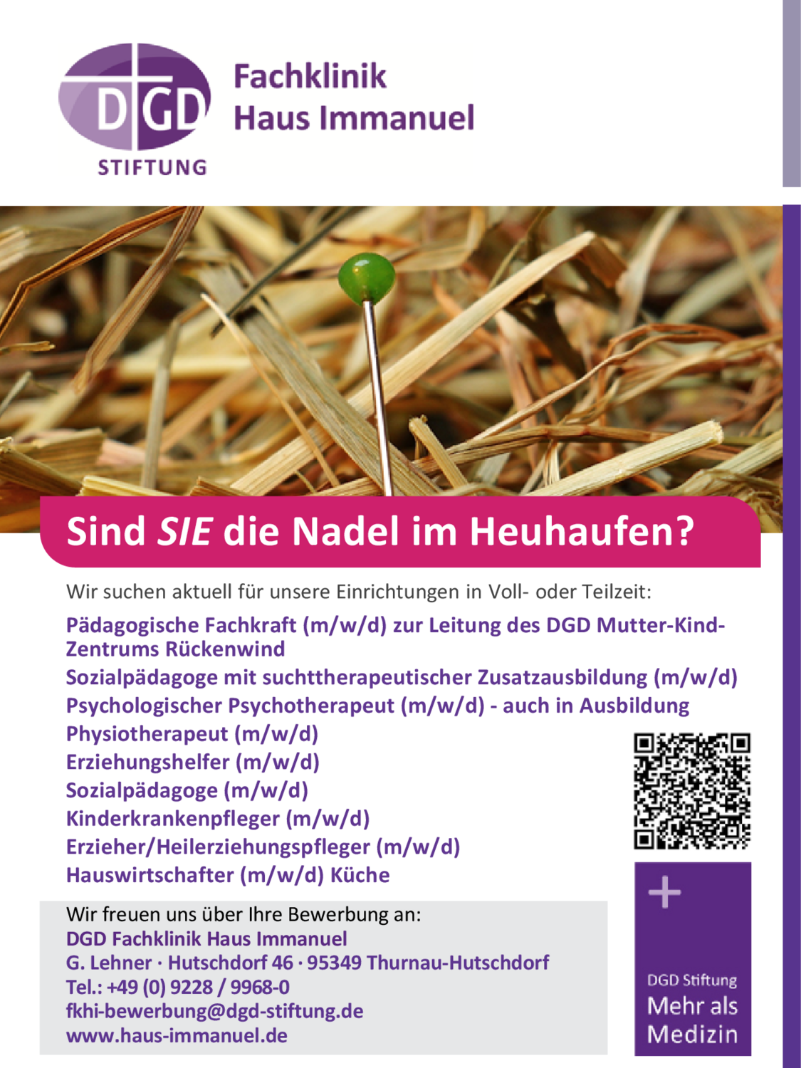 Hauswirtschafter (m/w/d) Küche
