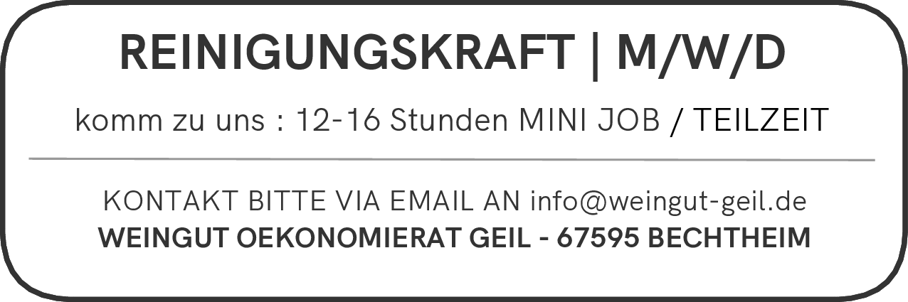 Reinigungskraft (m/w/d)