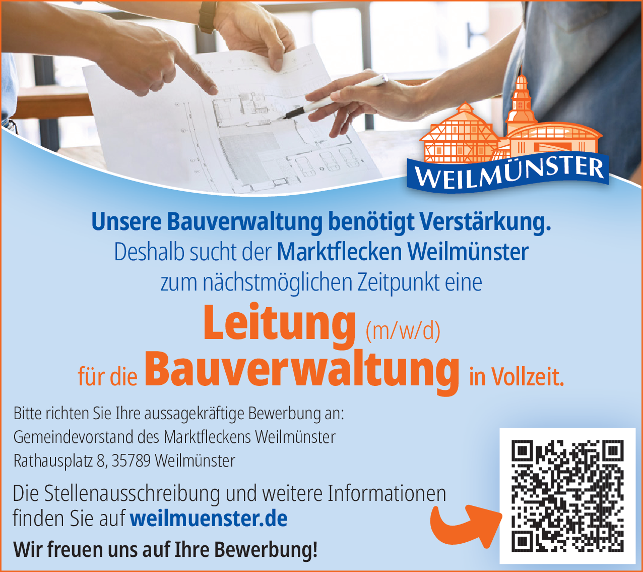 Leitung (m/w/d) für die Bauverwaltung