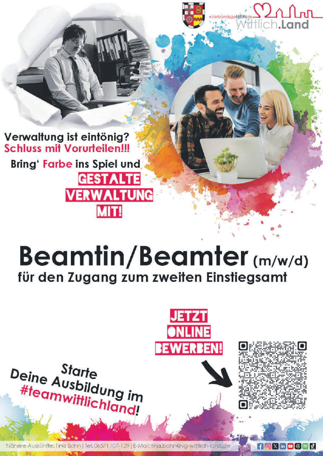 Beamtin/Beamter (m/w/d) für den Zugang zum zweiten Einstiegsamt