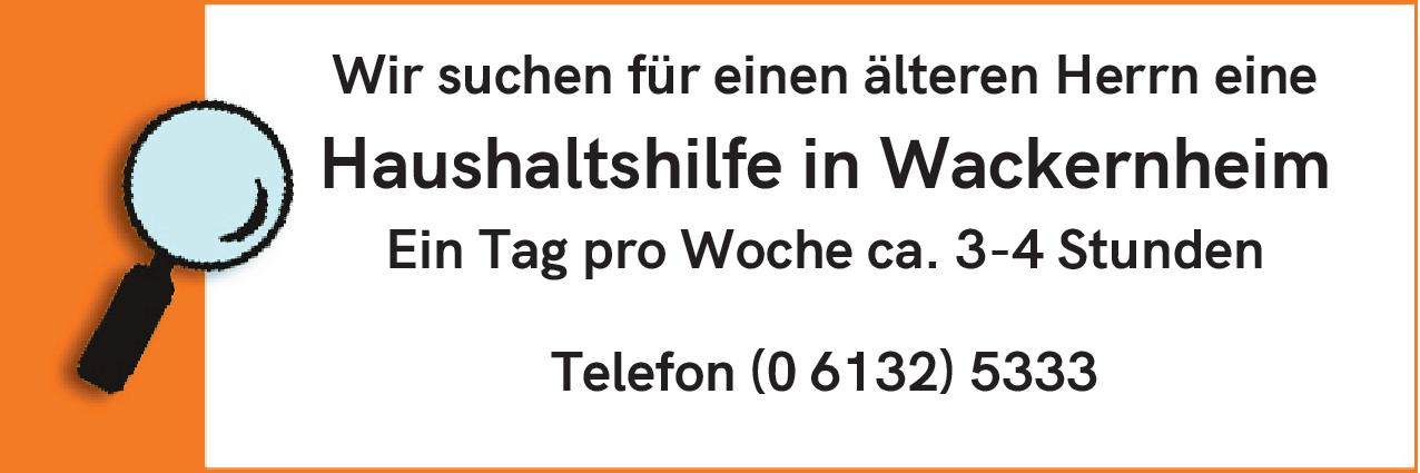 Haushaltshilfe (m/w/d)