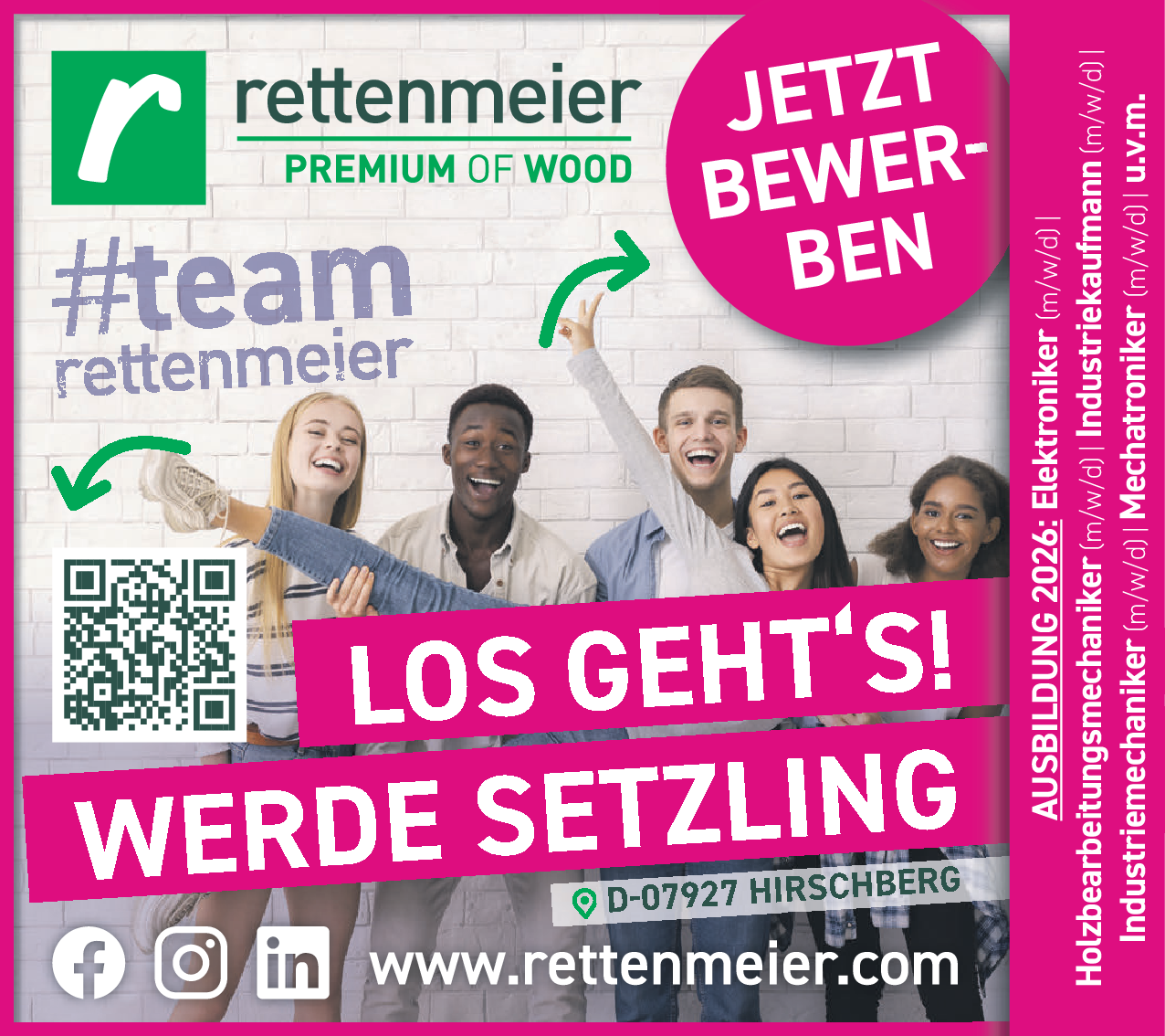 Holzbearbeitungsmechaniker (m/w/d)