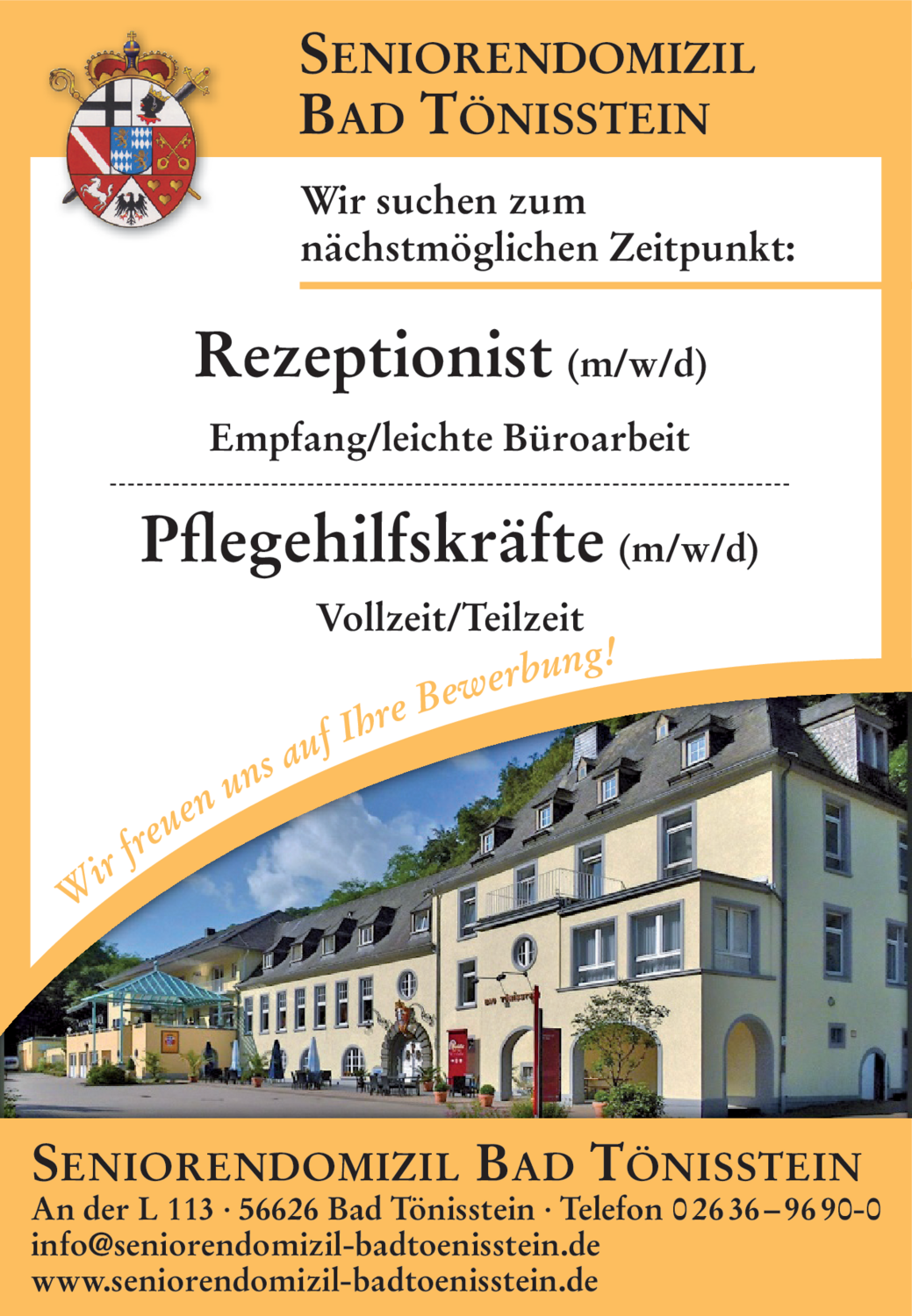 Rezeptionist (m/w/d)