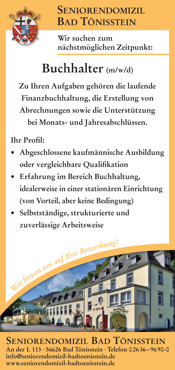 Buchhalter (m/w/d)