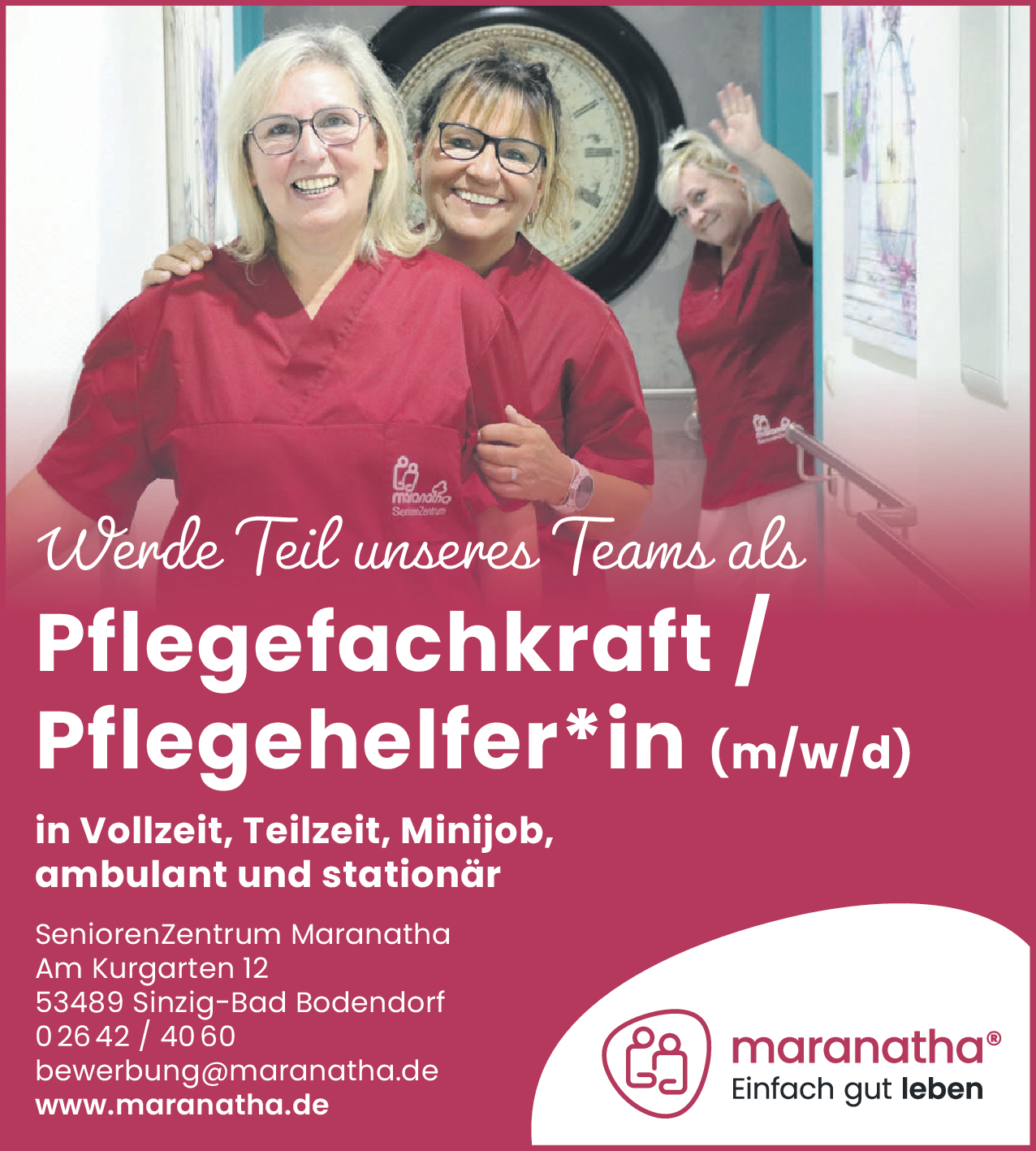 Pflegehelfer*in (m/w/d)