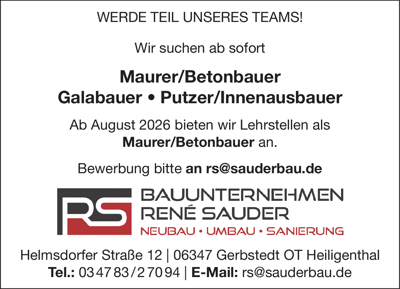 Galabauer (m/w/d)