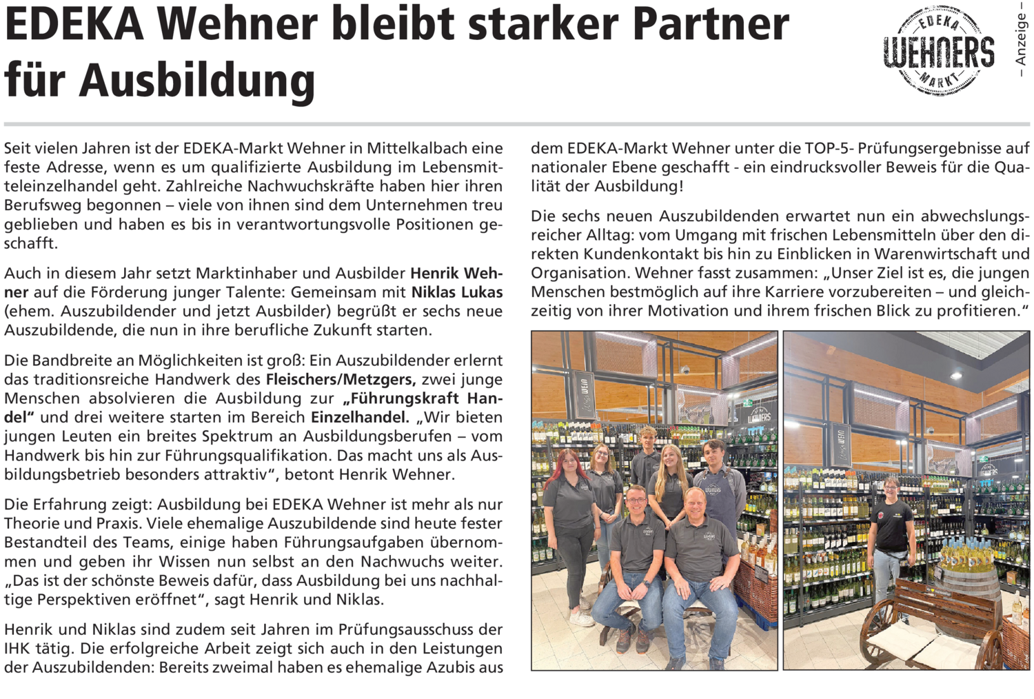 Einzelhandelskaufmann (m/w/d)