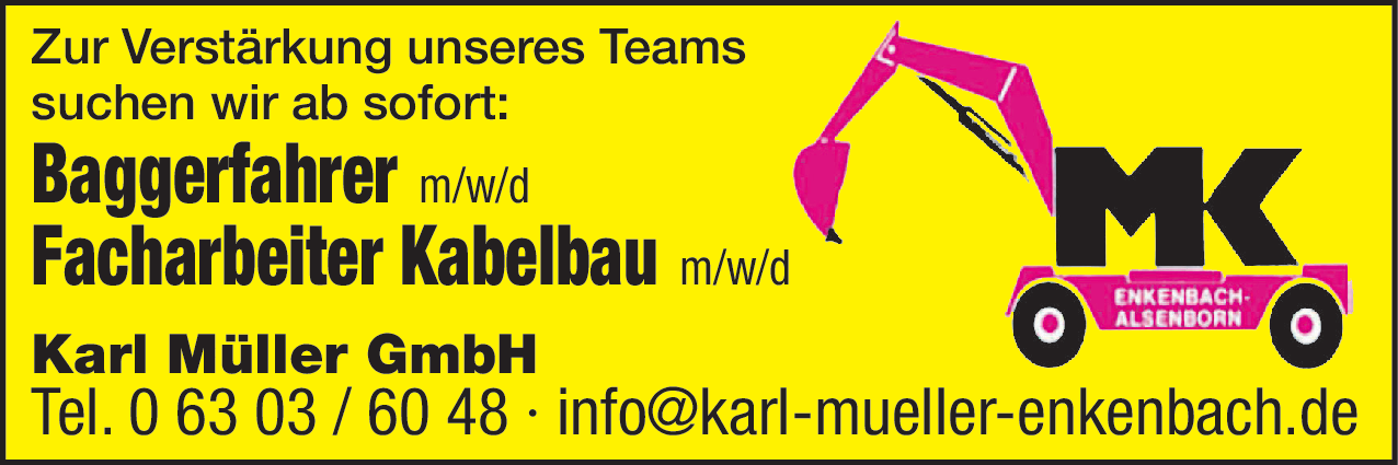 Facharbeiter Kabelbau (m/w/d)