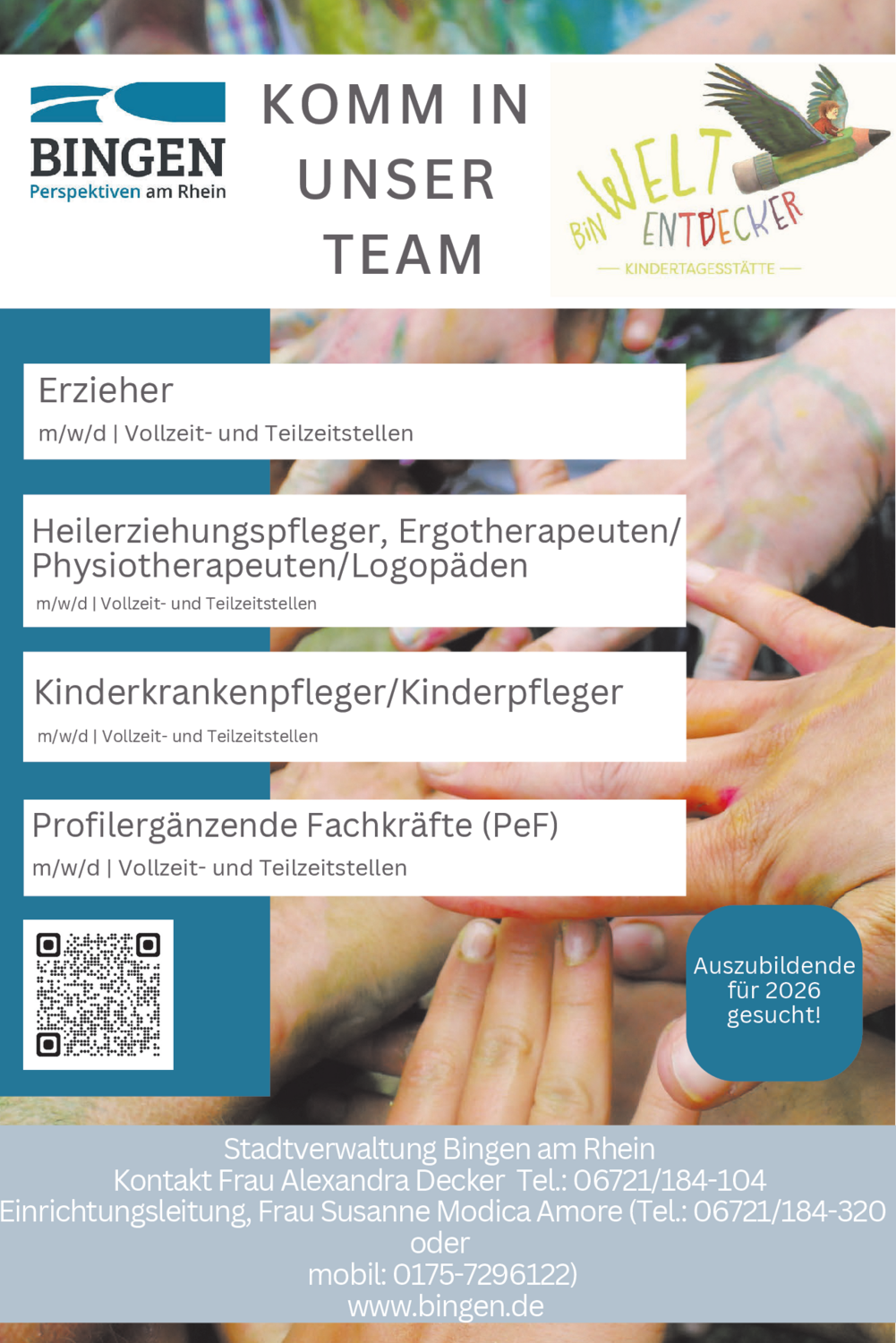 Profilerergänzende Fachkräfte (PeF) (m/w/d)