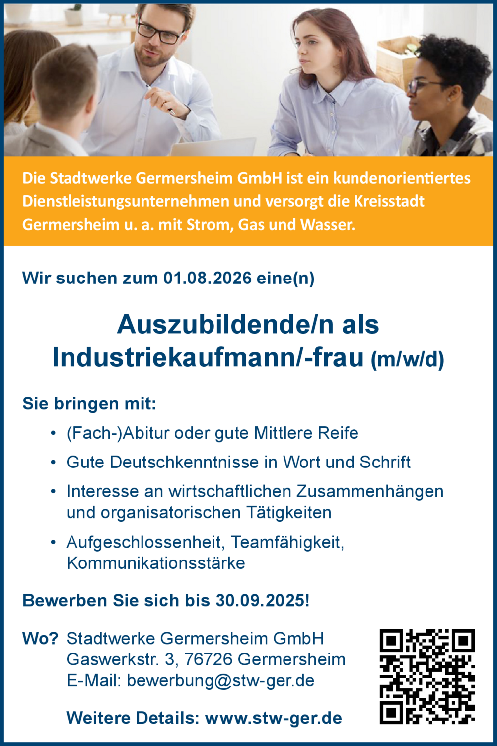 Auszubildender Industriekaufmann (m/w/d)