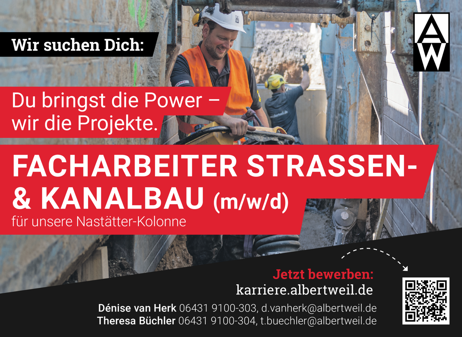 Facharbeiter Straßen- & Kanalbau (m/w/d)