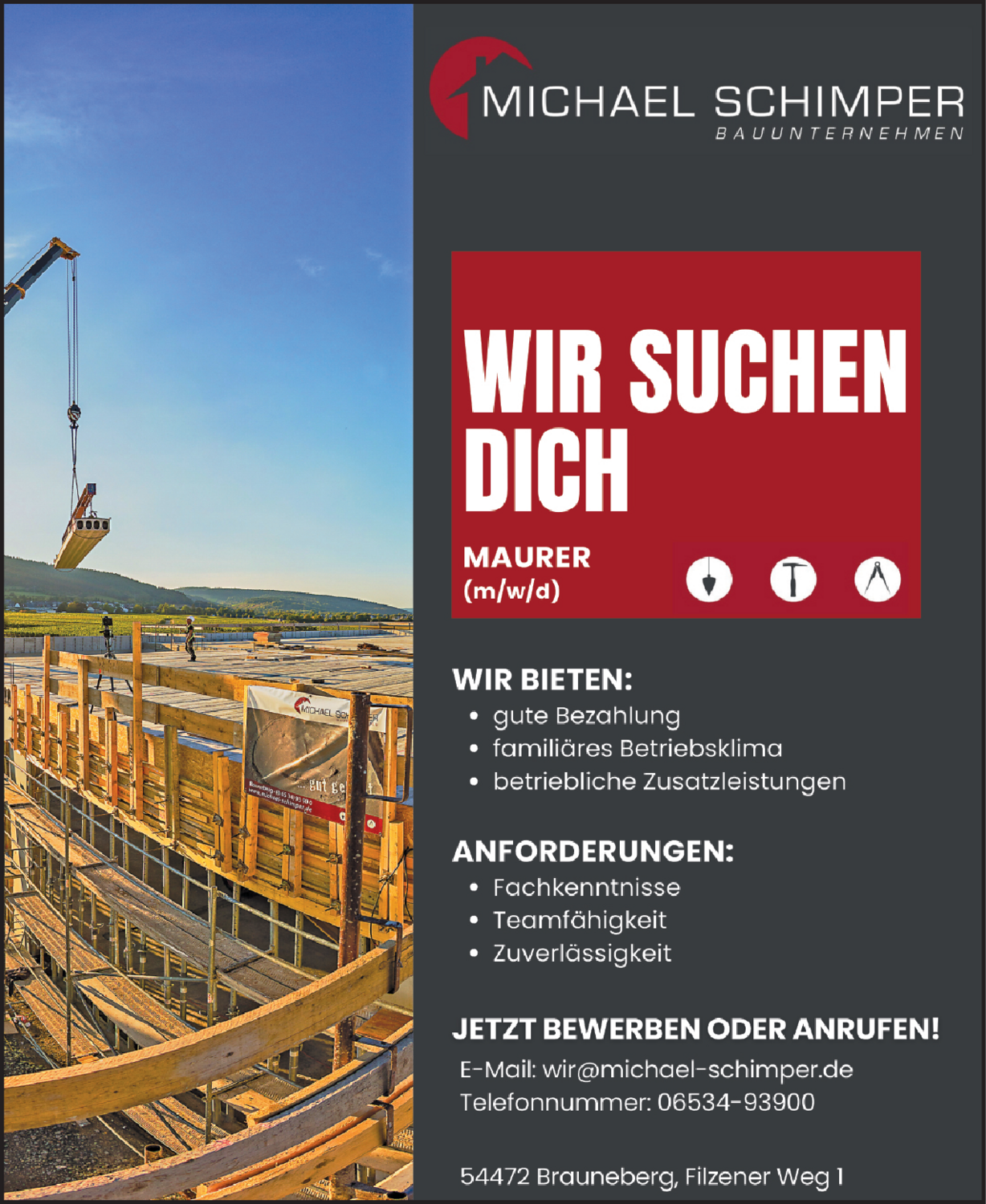 Maurer (m/w/d)