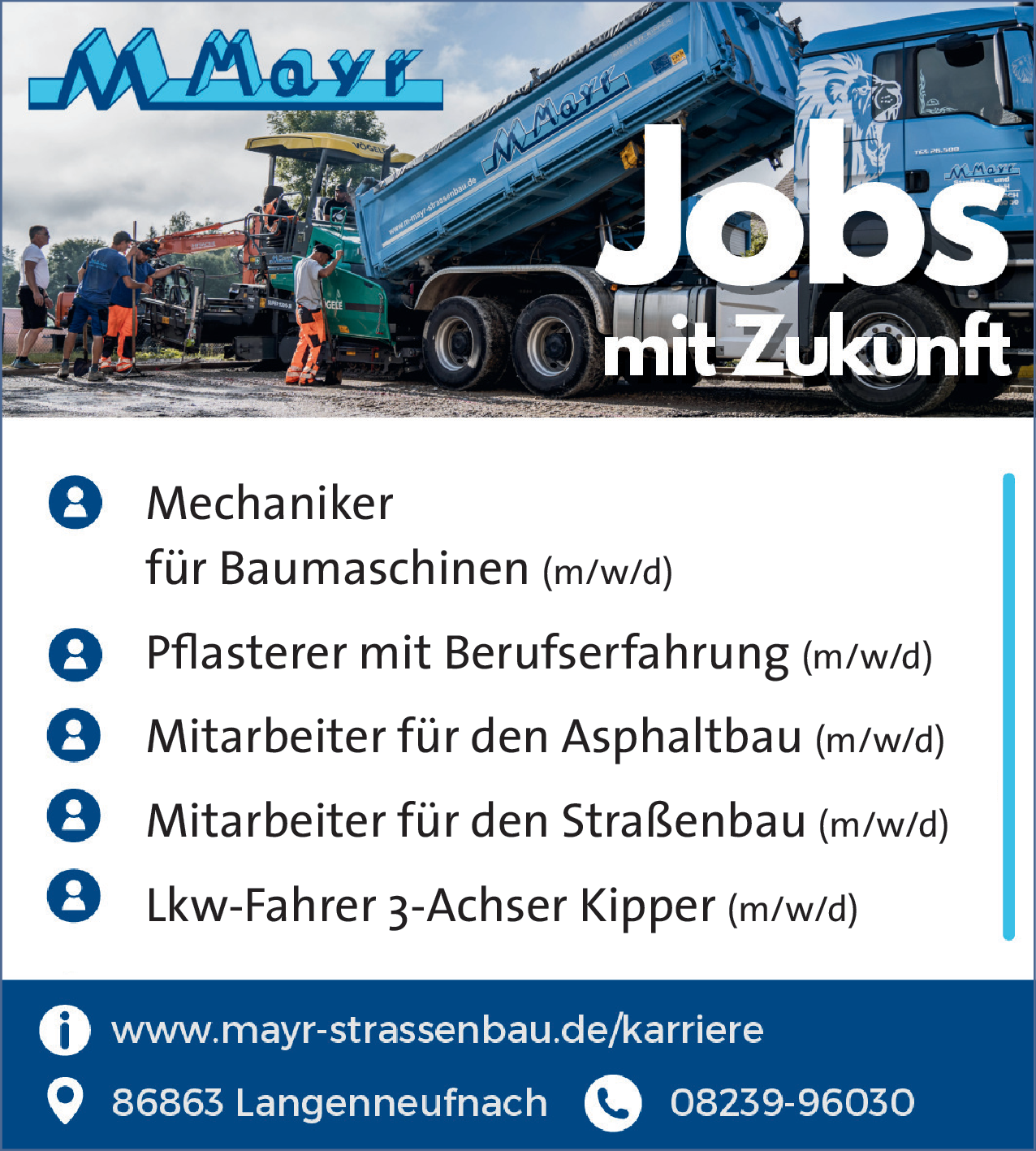 Lkw-Fahrer 3-Achser Kipper (m/w/d)