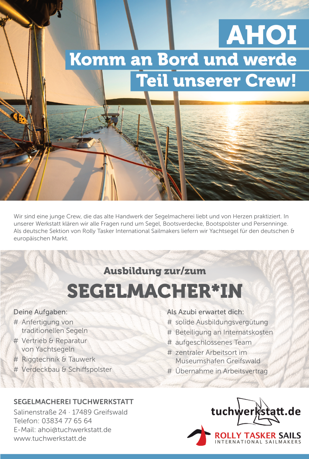 Segelmacher/in (m/w/d)