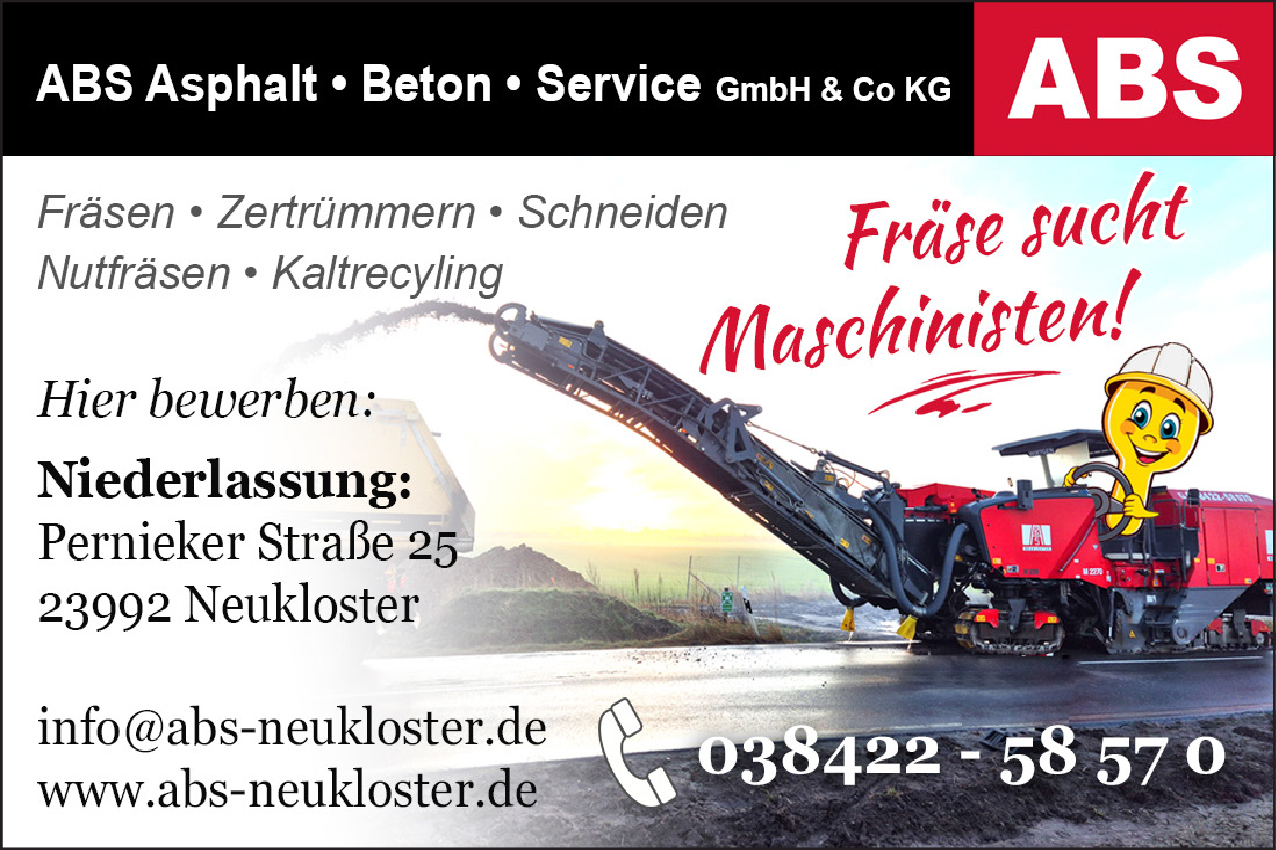 Maschinist (m/w/d)