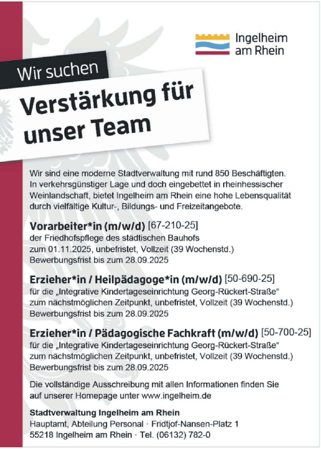 Vorarbeiter (m/w/d)
