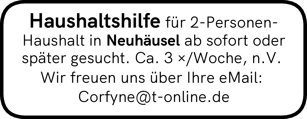 Haushaltshilfe