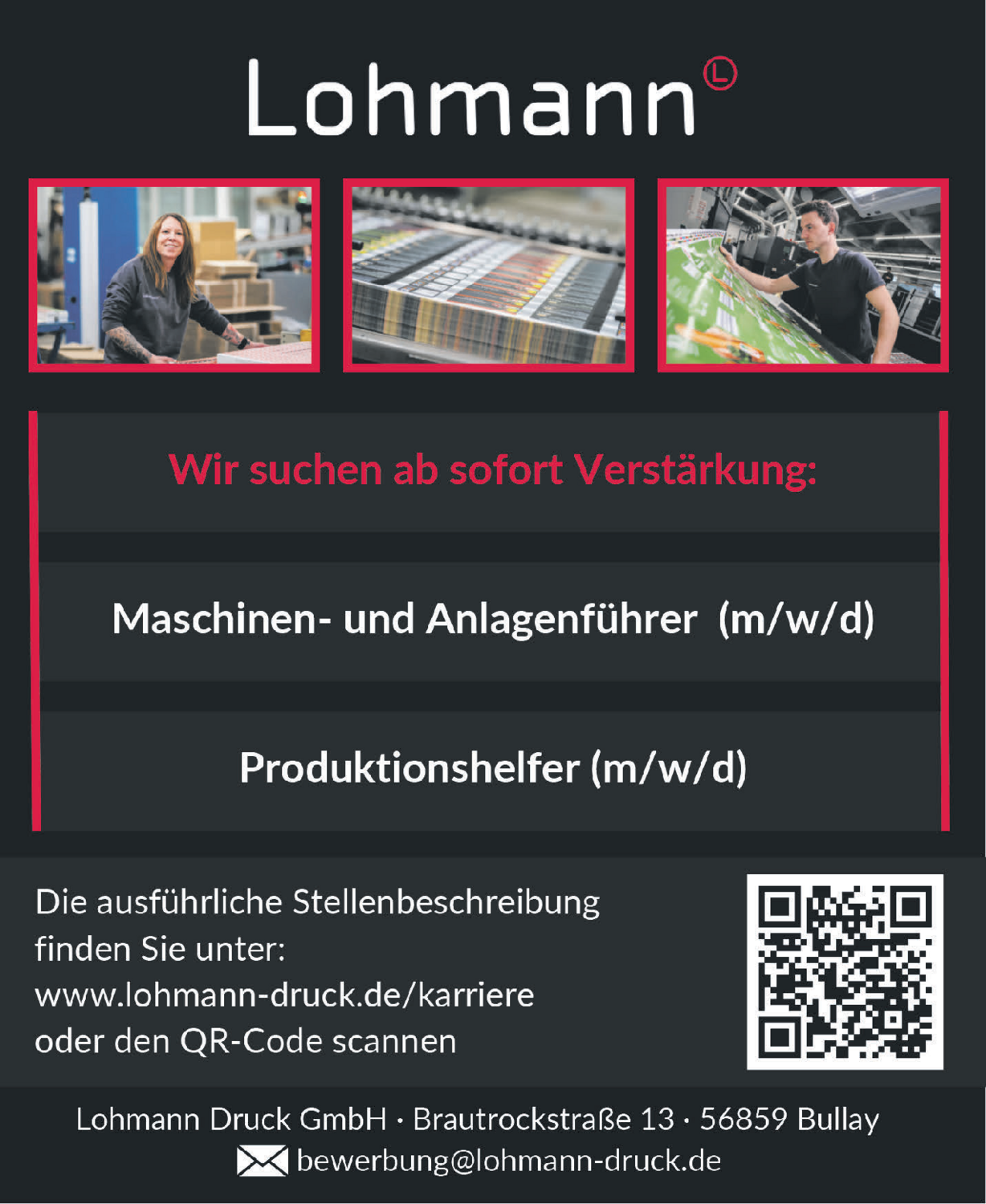 Maschinen- und Anlagenführer (m/w/d)