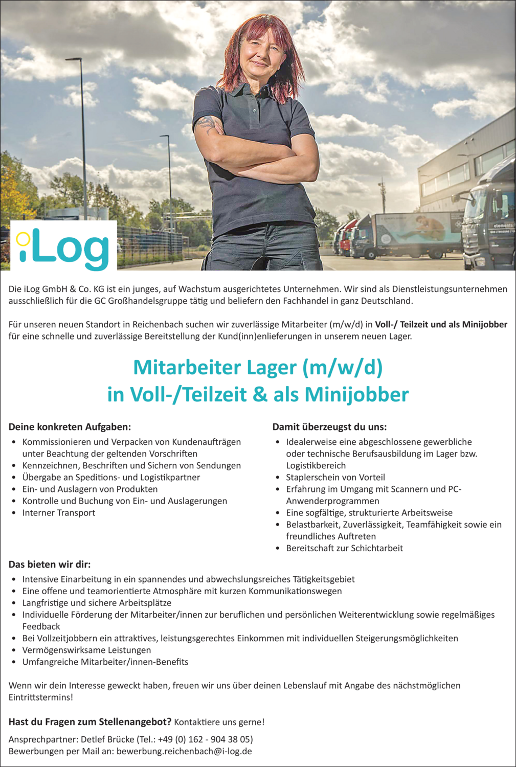 Mitarbeiter Lager (m/w/d)