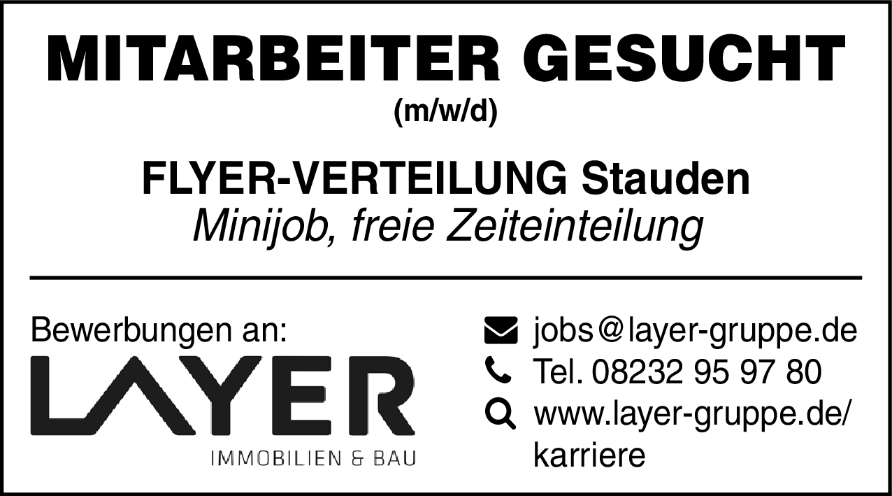 Flyer-Verteilung (m/w/d)