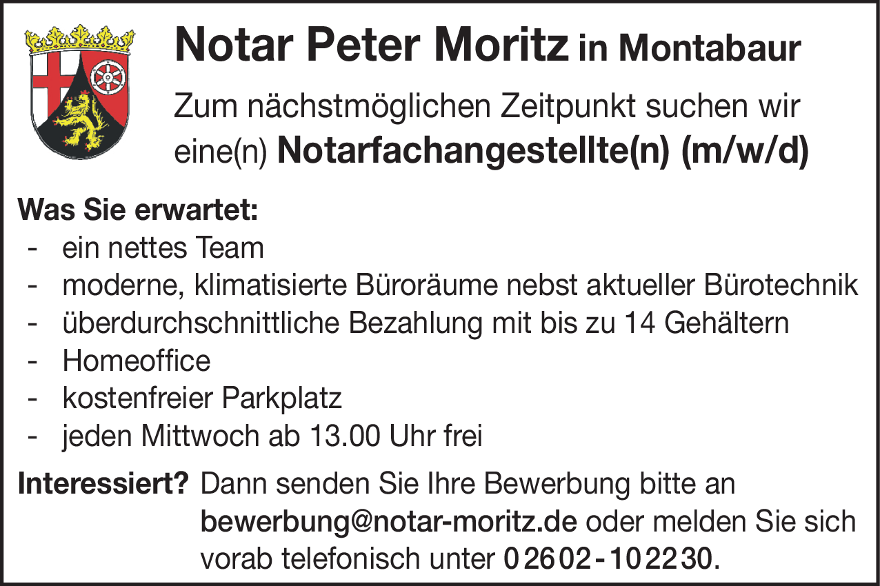 Notarfachangestellte (m/w/d)