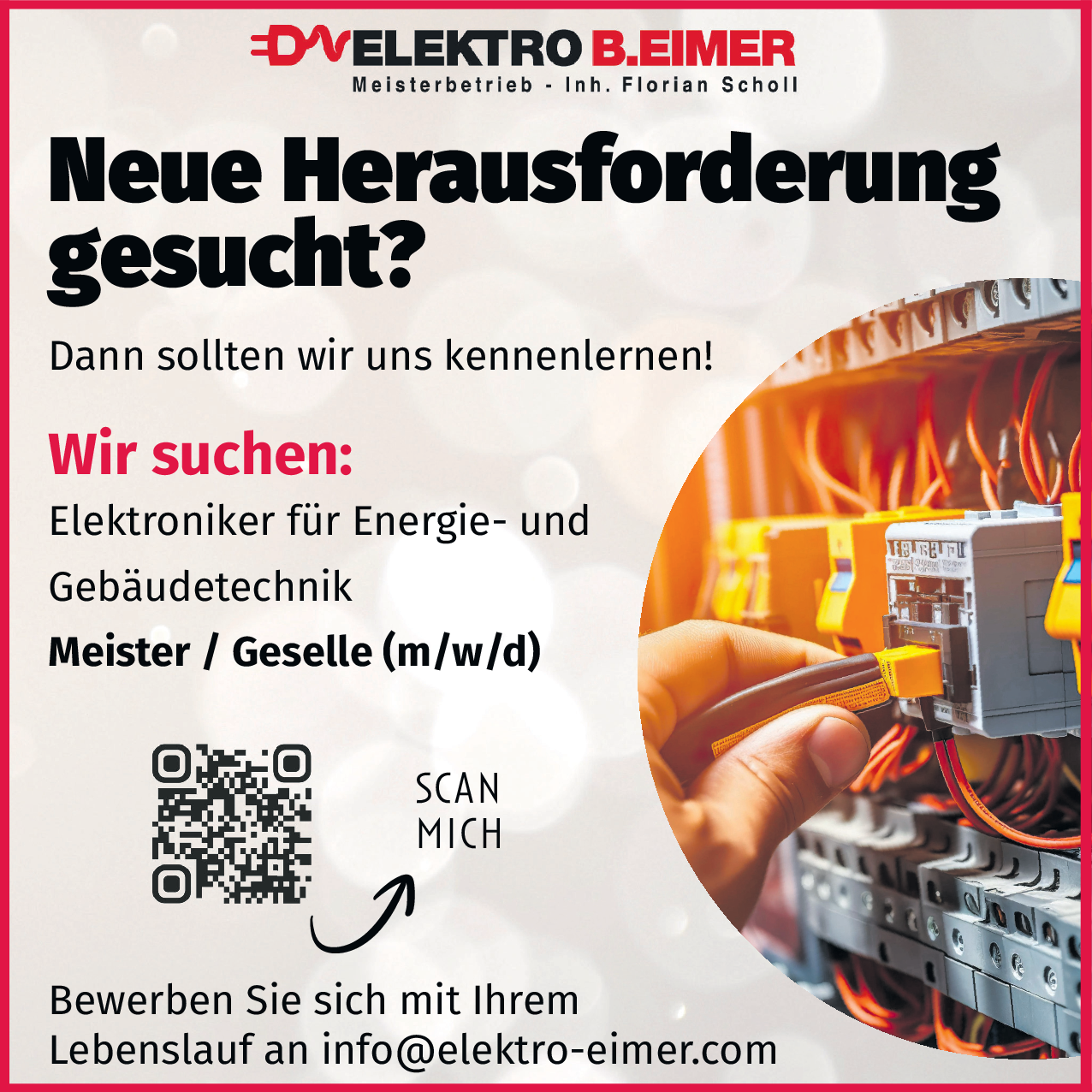 Elektroniker für Energie- und Gebäudetechnik Geselle (m/w/d)