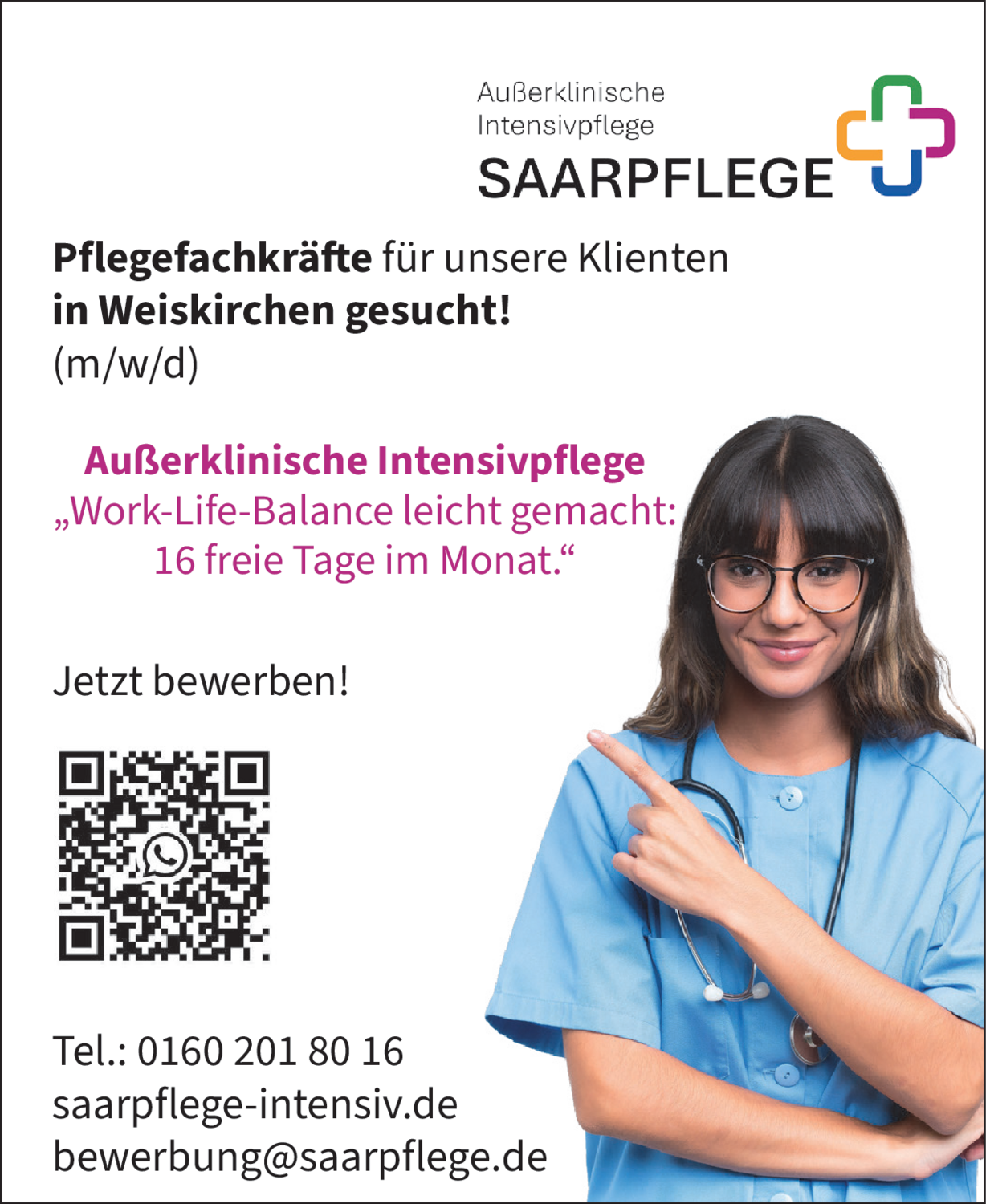 Pflegefachkräfte (m/w/d)