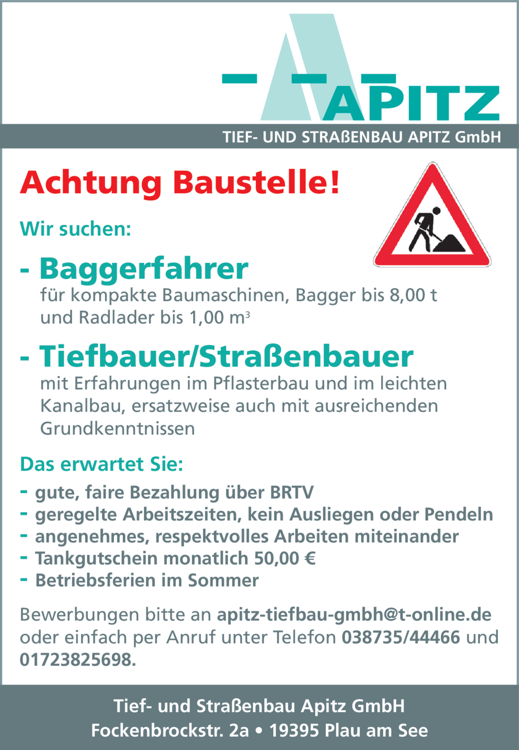 Baggerfahrer (m/w/d)